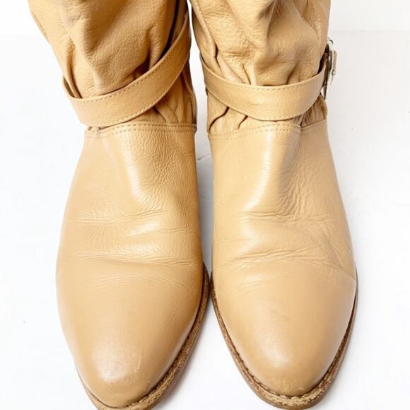Vintage Camel Ankle Cowboy Style Booties SZ 8.5 - Picture 7 of 10